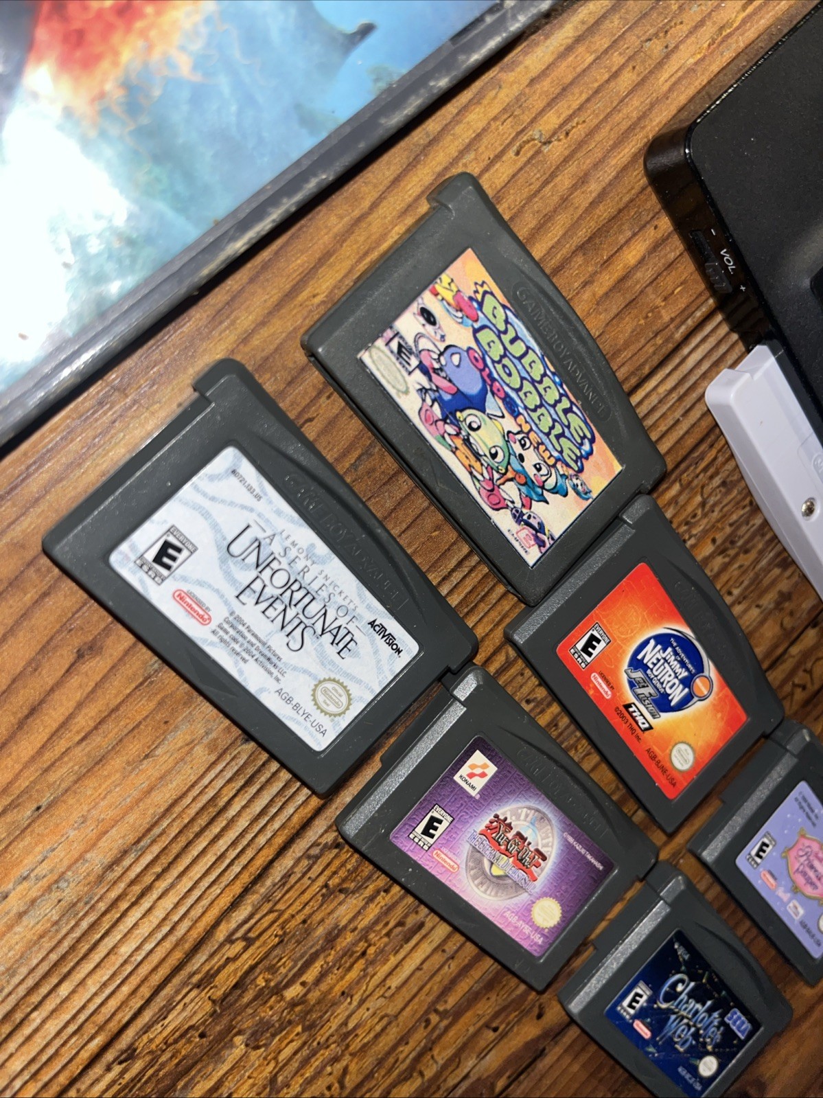 Nintendo DS Lite Black Console Bundle with 9 games – Tested & Working