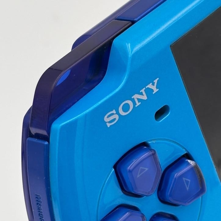 Sony PSP-3000 Aqua Blue Value Pack Console Bright LCD Slim & Lite Boxed Excellen