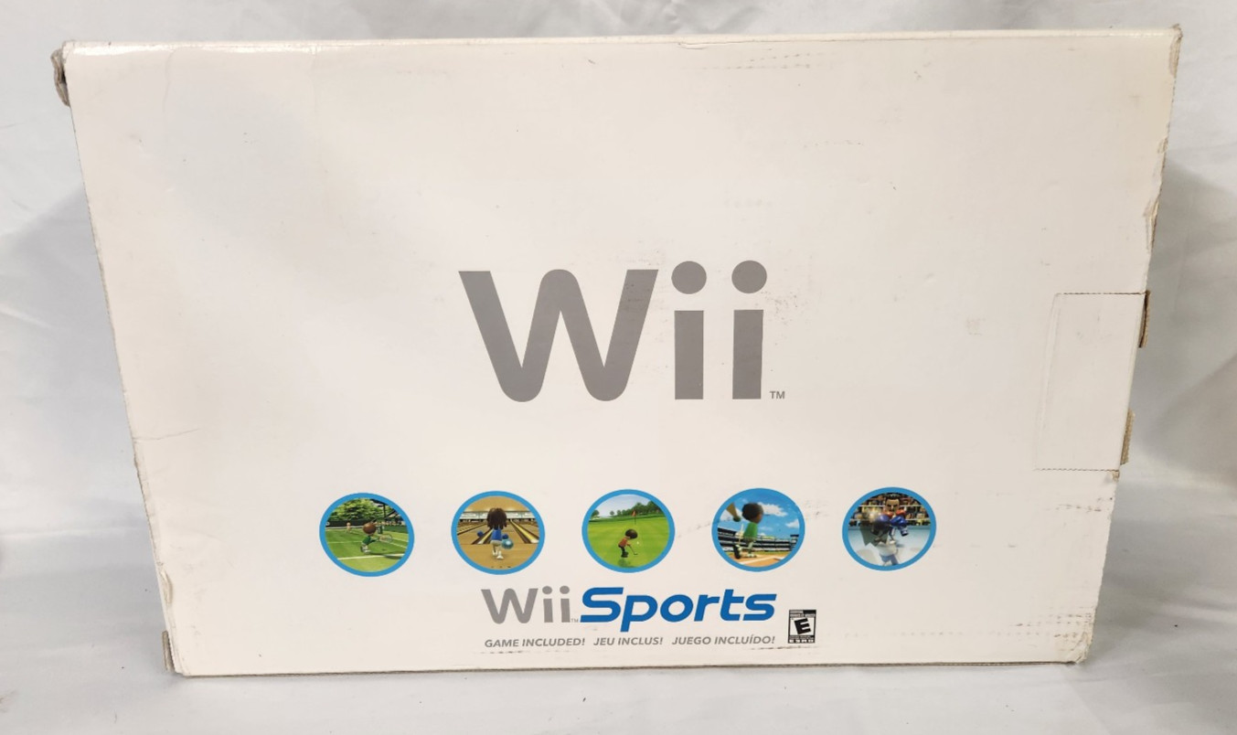 Nintendo Wii Sports White Home Console CIB, Complete Tested and Working