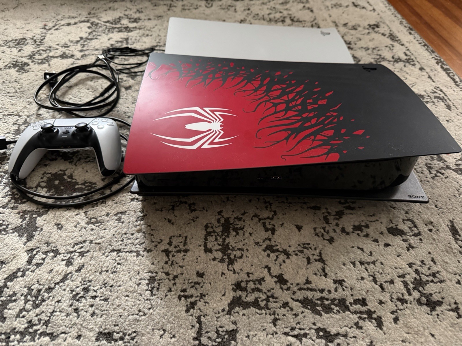 PlayStation 5 Disc Edition With Additional 1tb SSD Storage and Spider-man plates