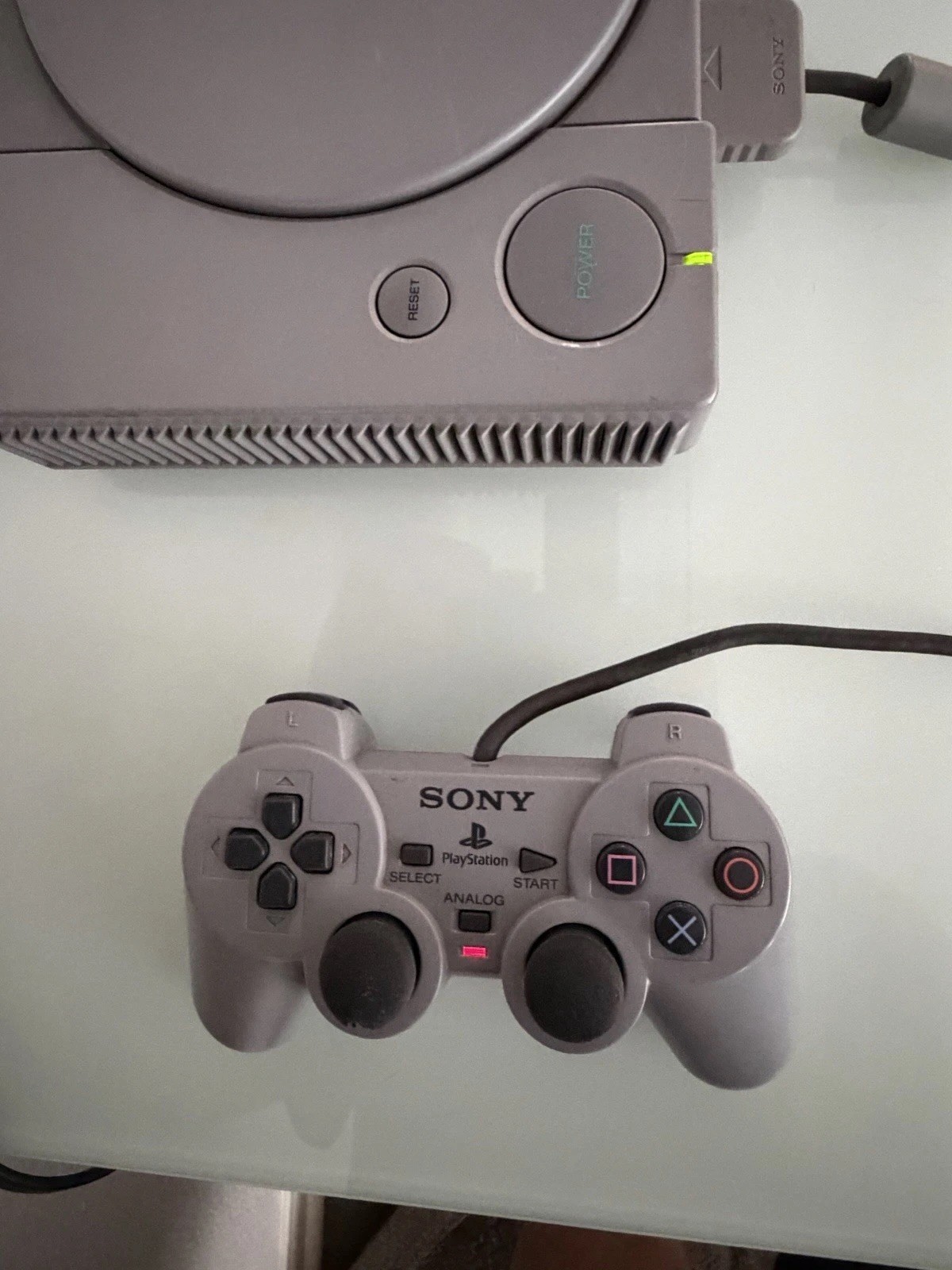 TESTED/WORKING. Sony Playstation 1 (SCPH-9001) Controller Power AV Cables Bundle