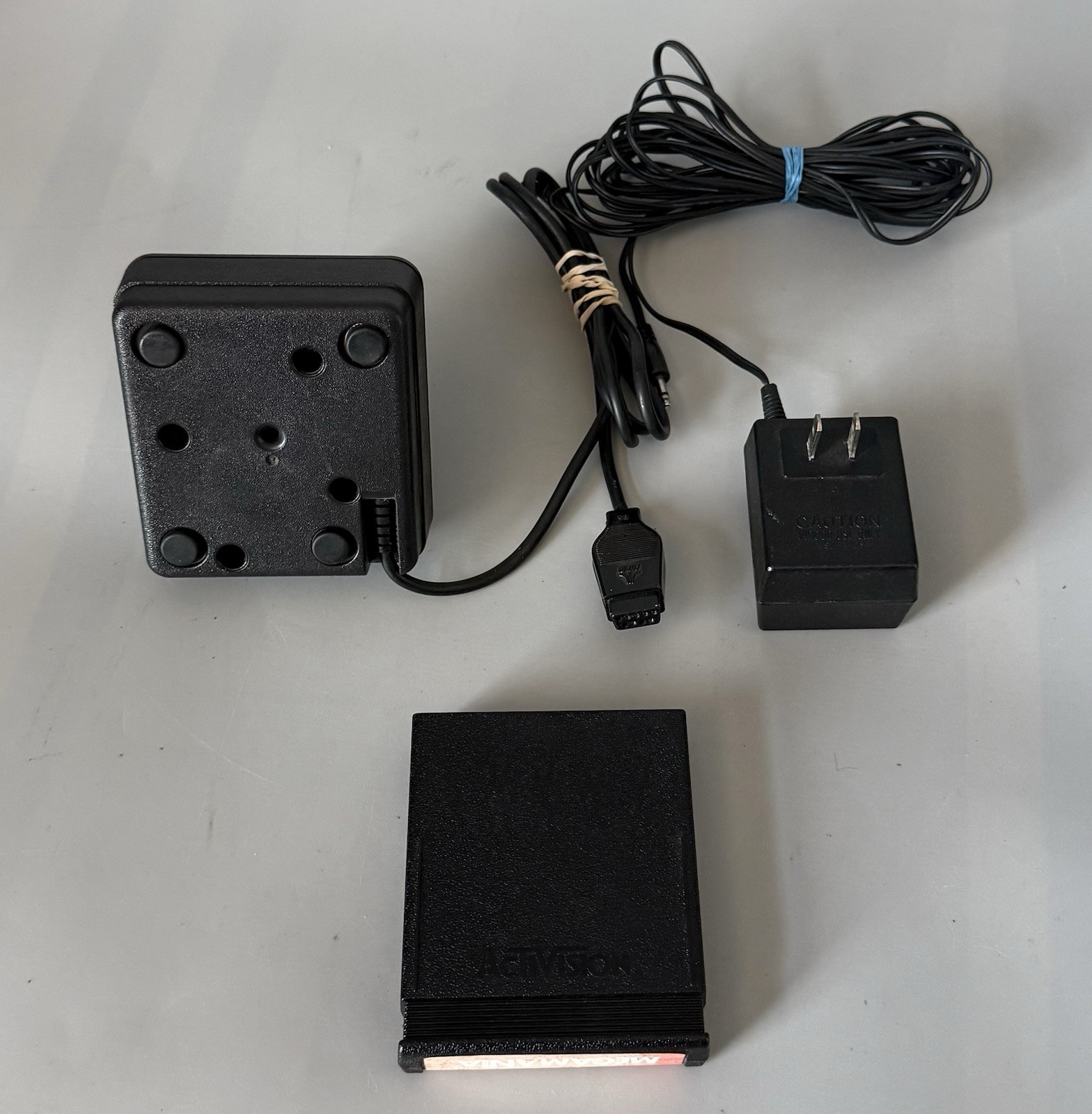 Atari 2600 4-Switch Darth Vader Console — Tested/Working w/ Accessories