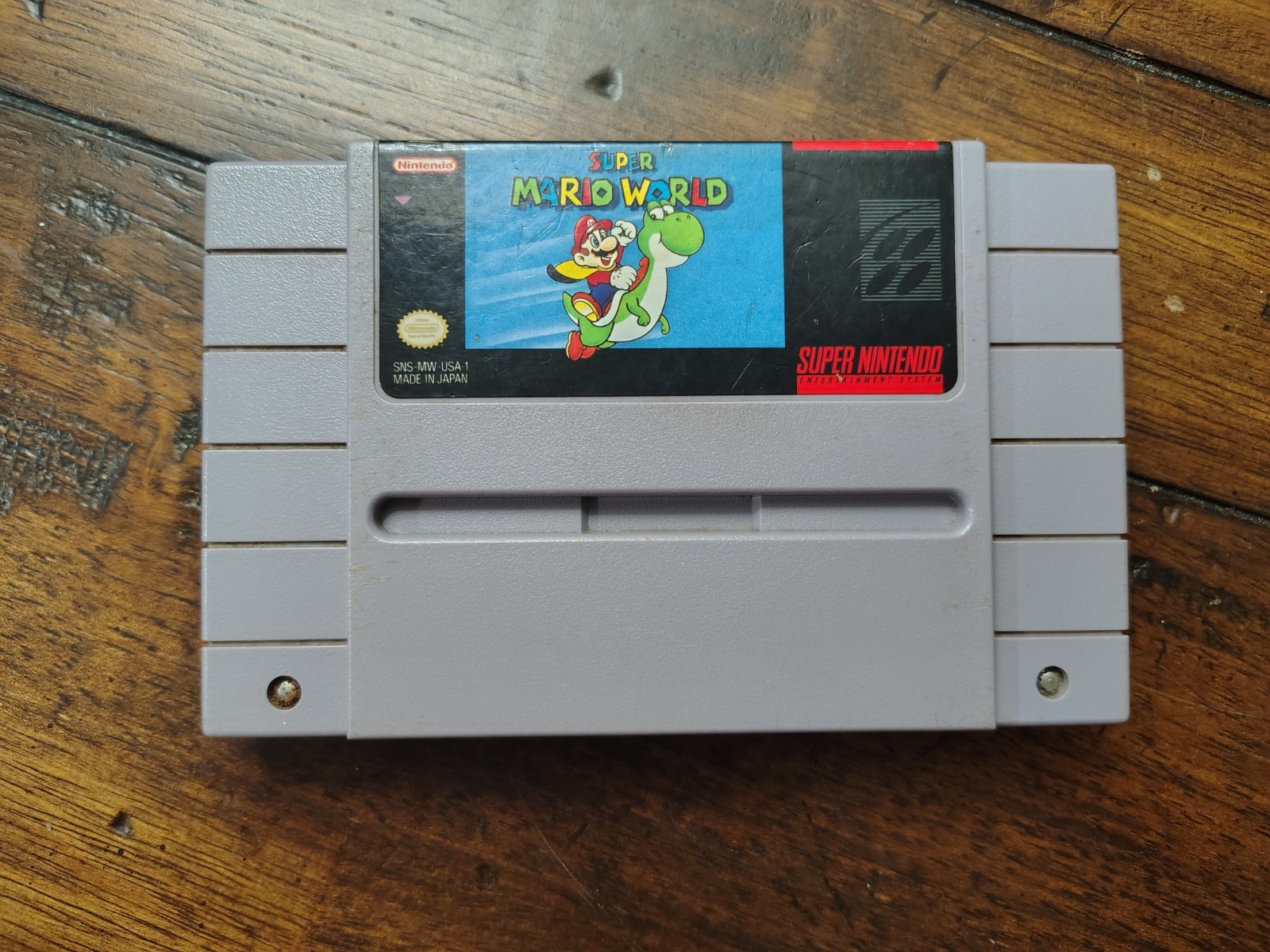 Nintendo SNES Console With Super Mario World