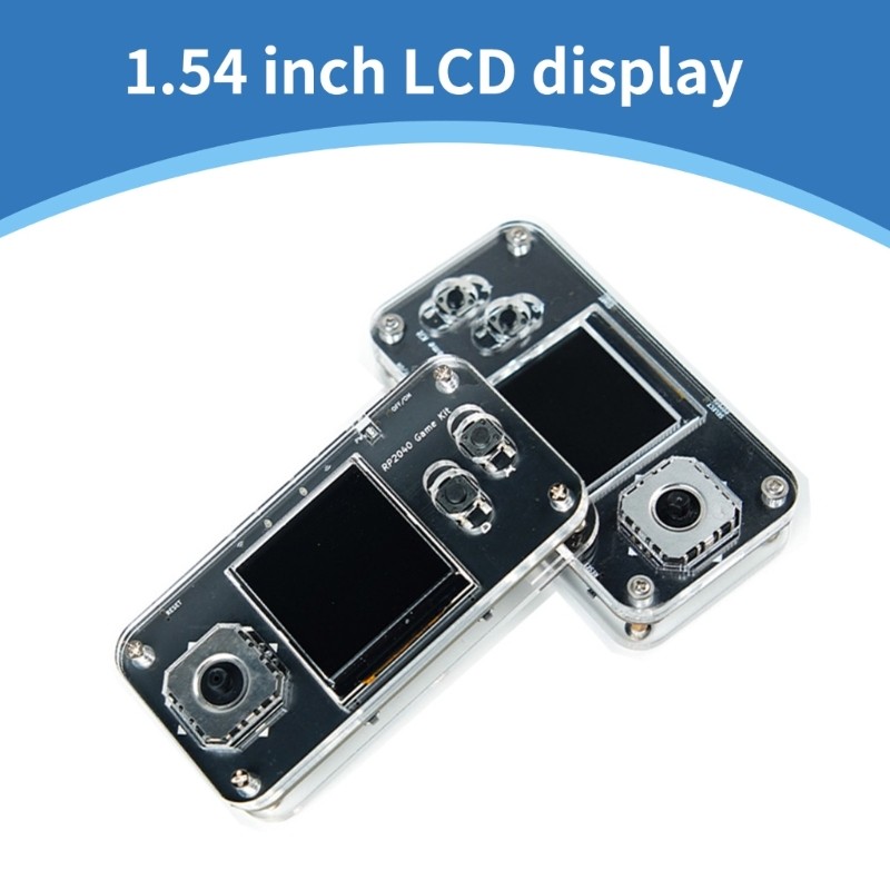 For RP2040 Small Game Console Board 1.54Inch LCD Screen For RP2040 Powerful