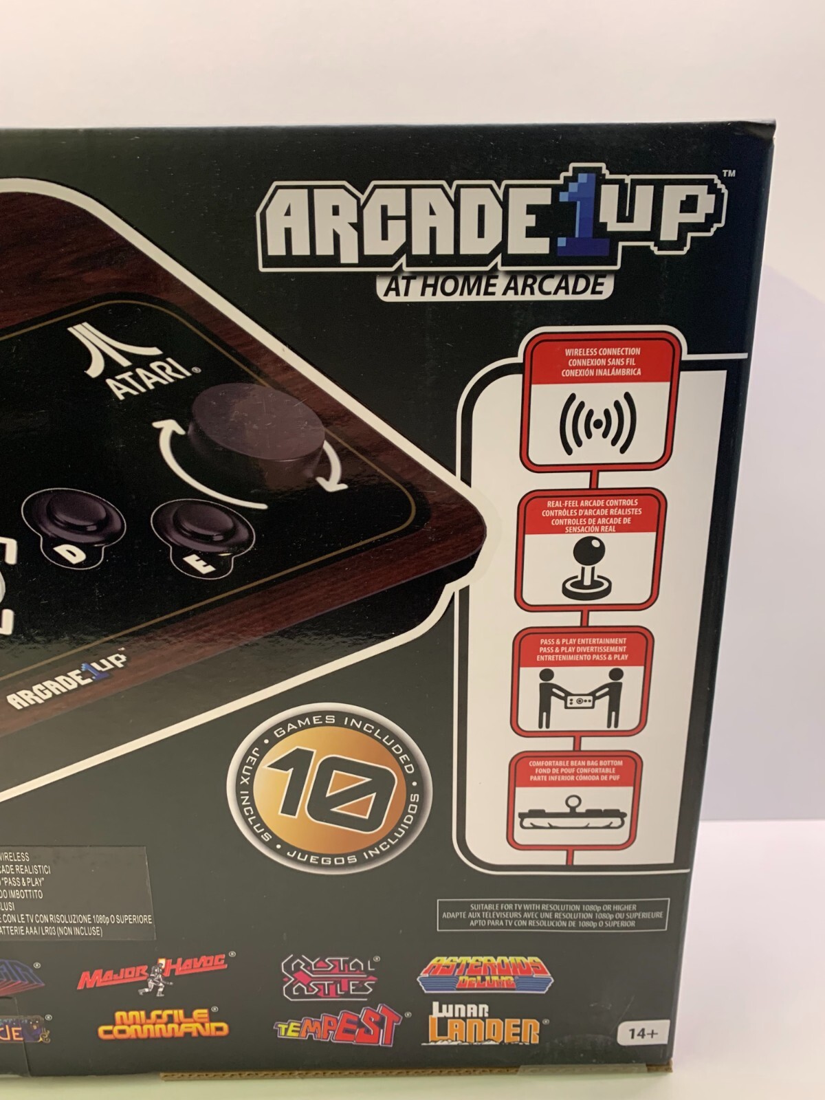 1UP ATARI COUCHCADE WIRELESS GAMING ARCADE CONSOLE – NEW SEALED NEW SEALED