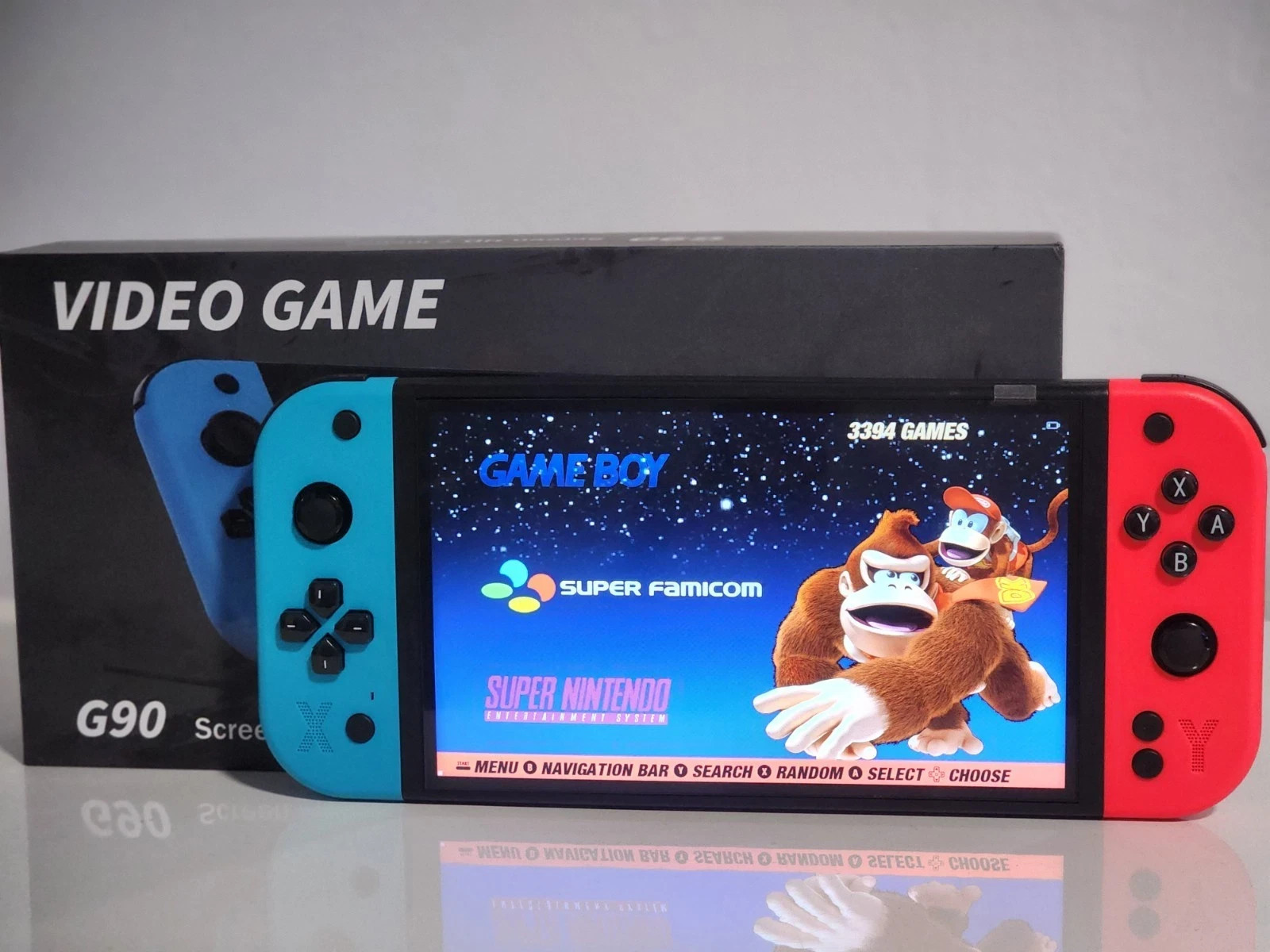 G90 Handheld Game Console Multiplayer Super Nintendo Game Boy Support