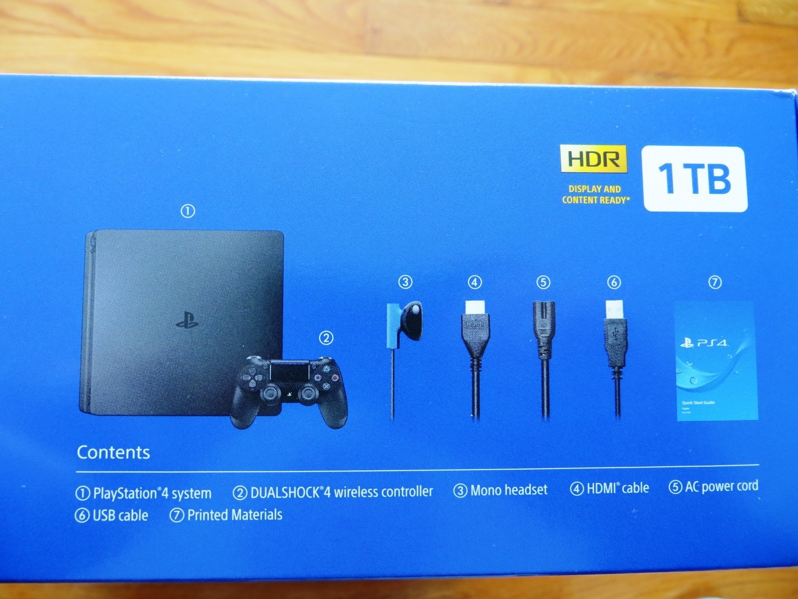 Playstation 4 Slim Console, 1TB, CUH-2115B, One Owner, w/box, original packaging