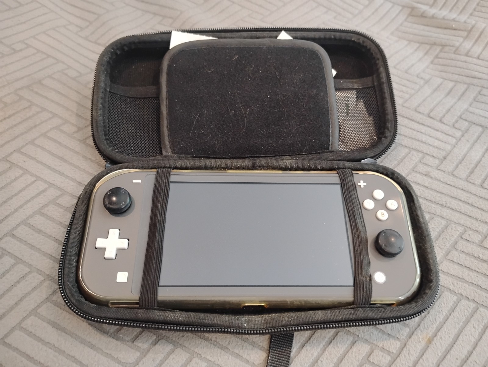 Nintendo Switch Lite (Black) + 3 games and accessories lot