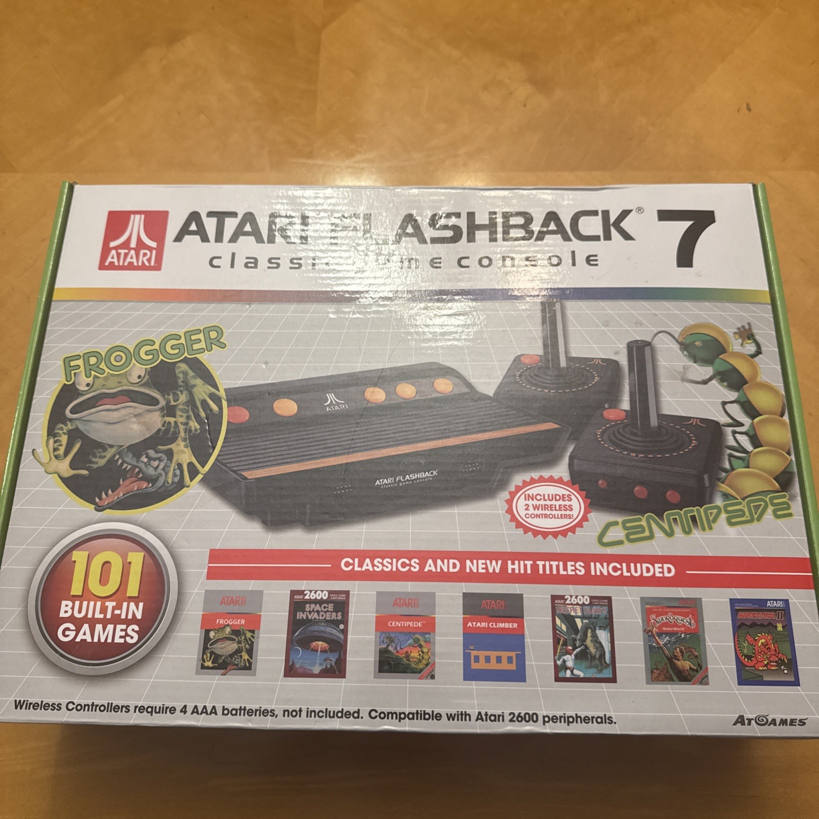 Atari Flashback 7 Classic Game Console – Black/Orange