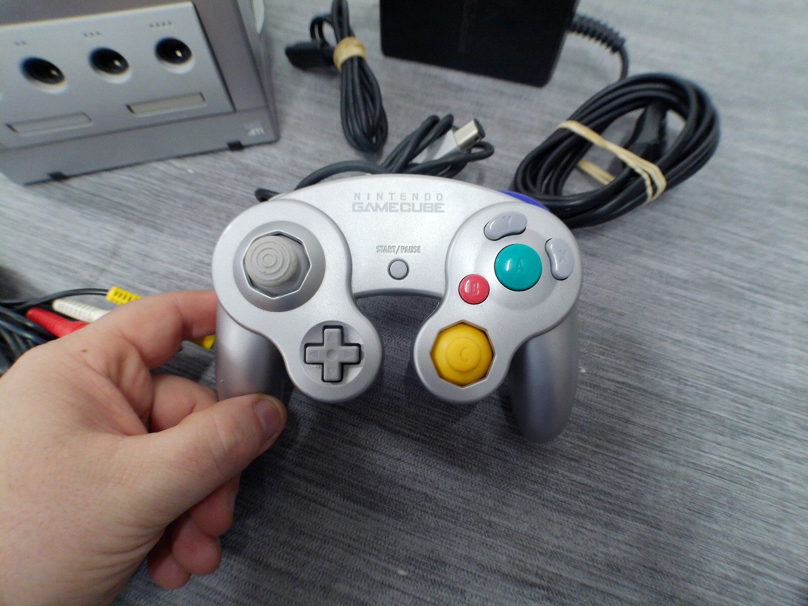 Nintendo Gamecube Console – Silver (dol-001 eur)