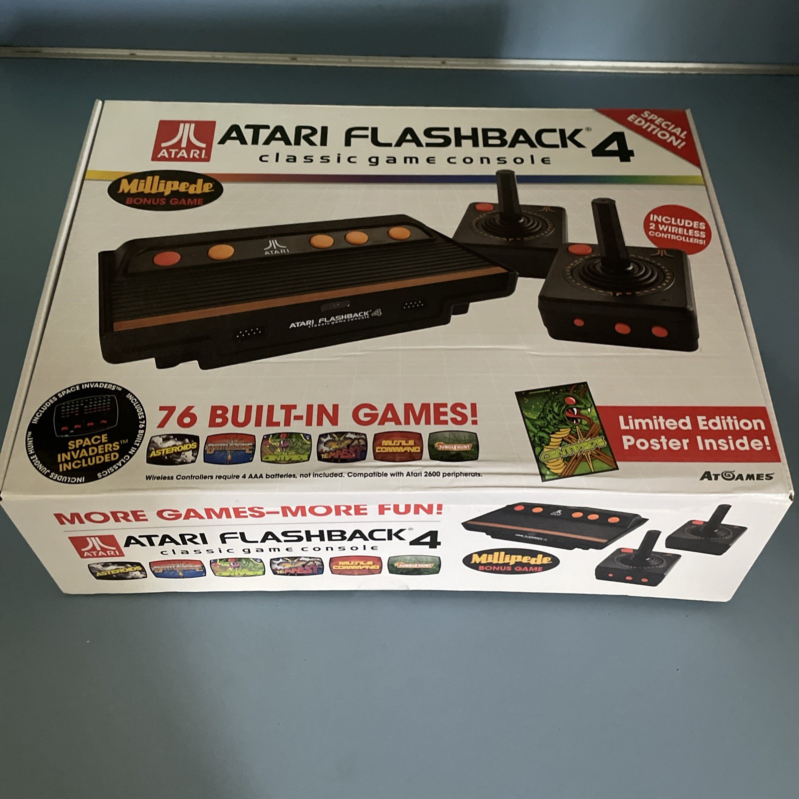 Atari Flashback 4 Classic Game Console Special Edition – 76 Built-In Games