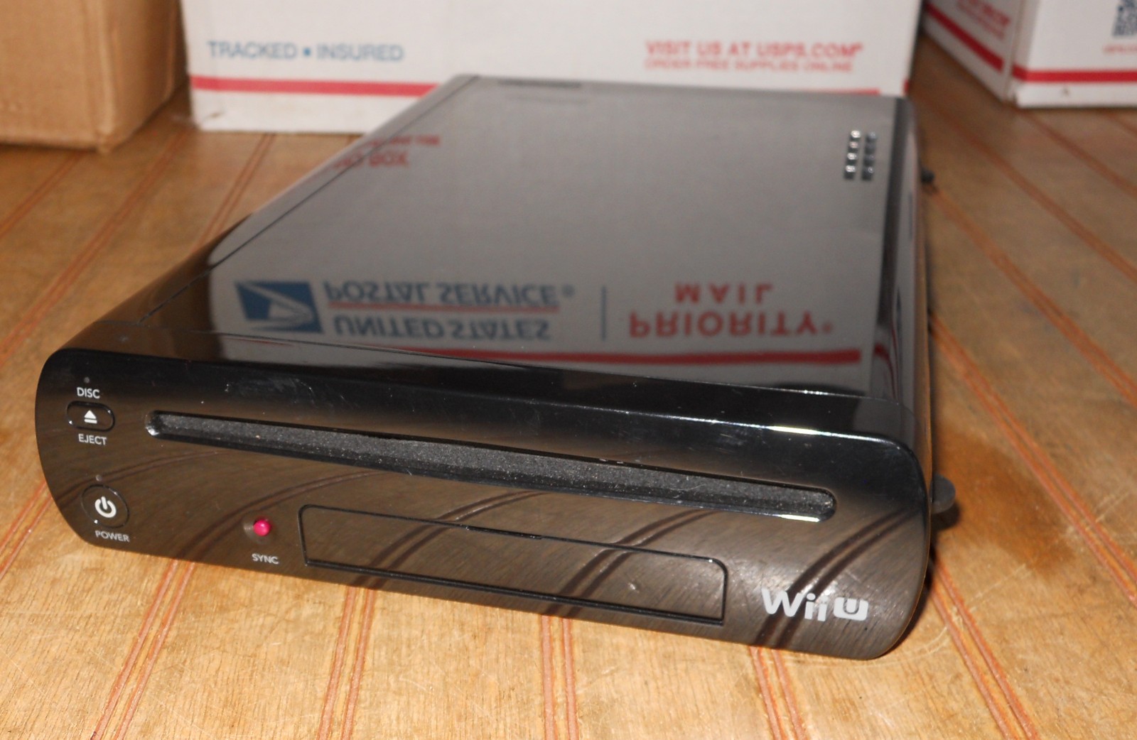 Nintendo Wii U WUP-101(2) 32GB Black Console Only FOR PARTS Won’t read discs