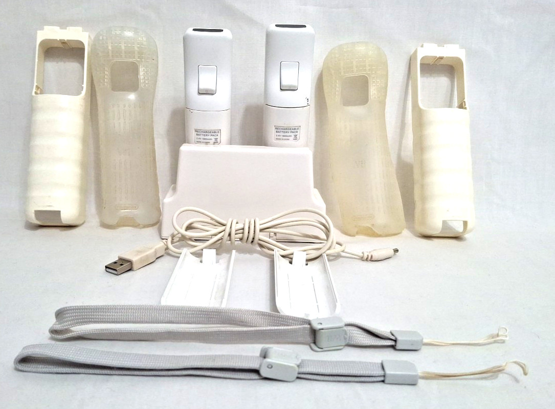Wii Sports Console Bundle Controllers Video Games Fishing Baseball Golf Tennis