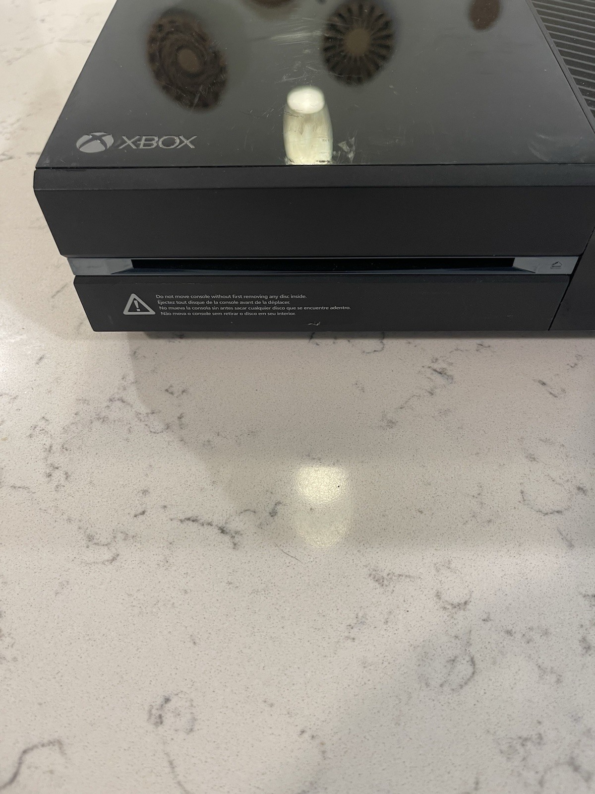 Microsoft Xbox One 500GB Console Only Black 1540 For Parts Stuck On Home Screen