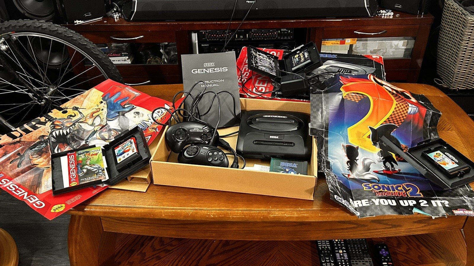 Genesis II Sonic the Hedgehog 2 Bundle Console Video Game System Complete in Box