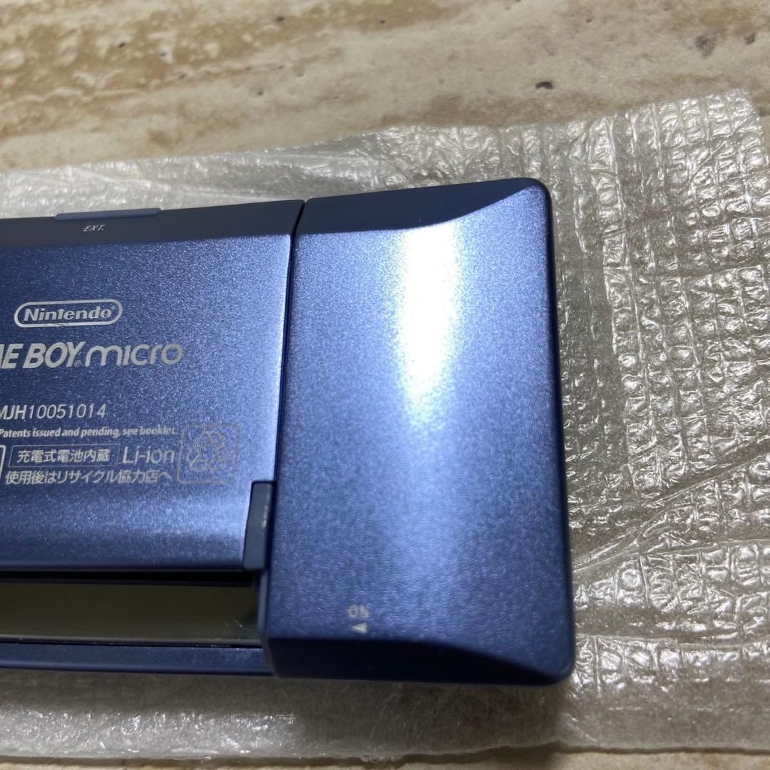 Nintendo Game Boy Micro Blue Console Complete in Box CIB Near Mint 7203