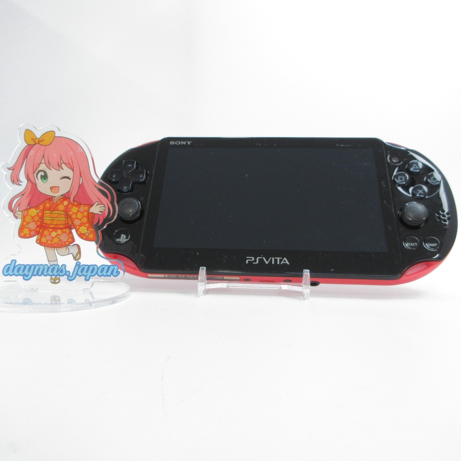 【Good】Sony PS Vita PCH-2000 Pink / Black Wi-Fi Model Console only #RET0221/02
