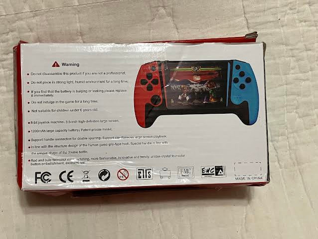 Handheld Game Console, Portable Video Game Console with 500 Retro Games, 3.5″