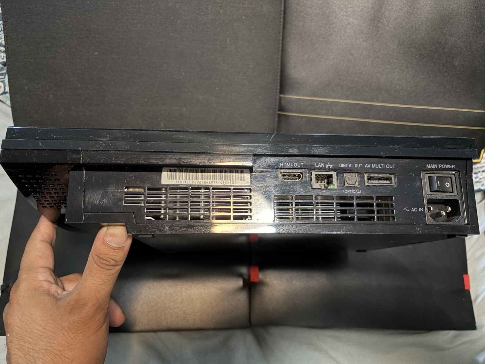 Sony Ps3 Fat CECH-E01 Console PS3 Tested Working W/ Controller & Cables & Games