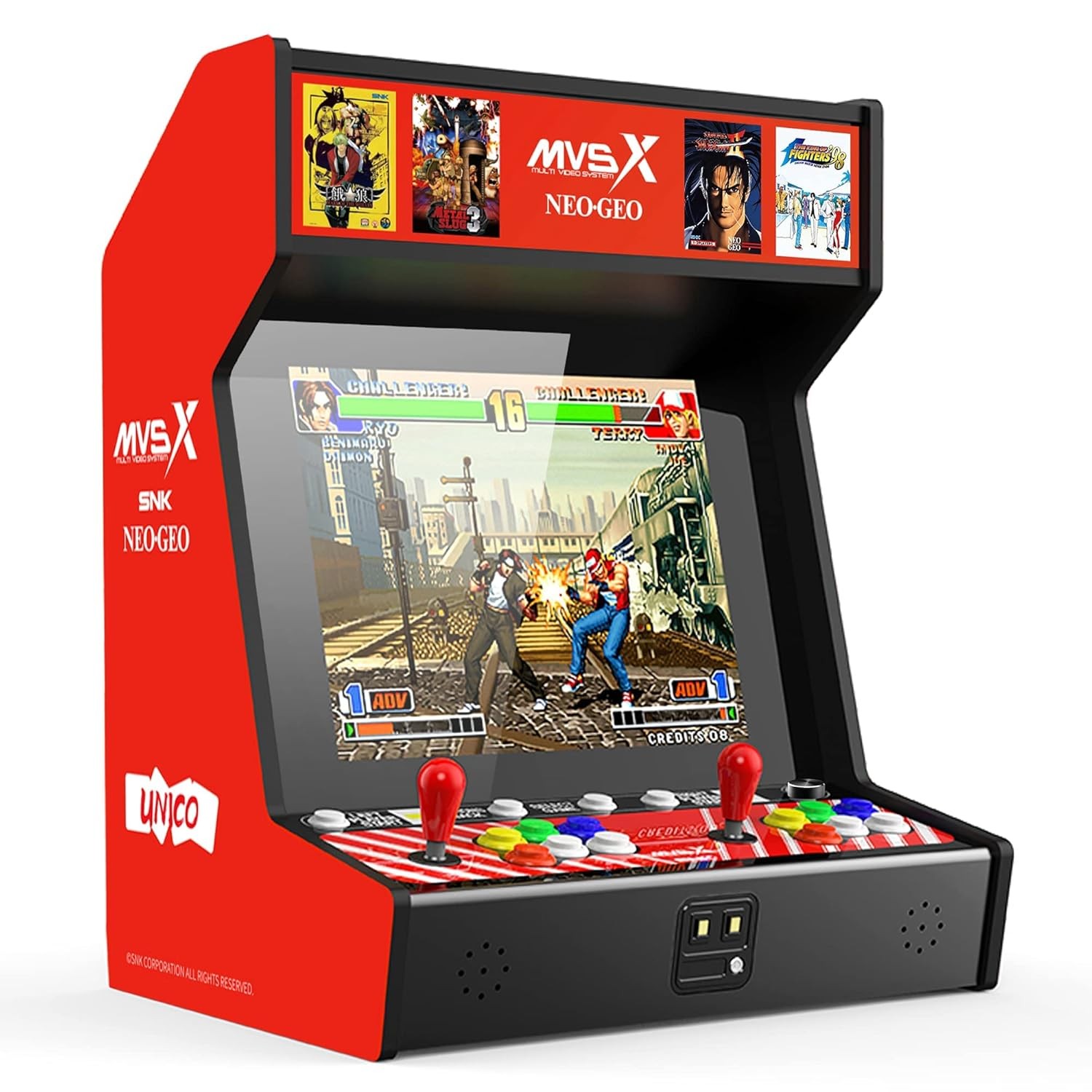 MVSX Home Arcade Bartop Console with 50 SNK Classic Games