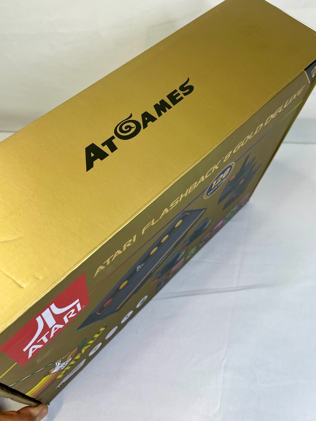 Atari Flashback 8 Gold Deluxe HDMI Retro Console 120 Games 2 Controllers + More