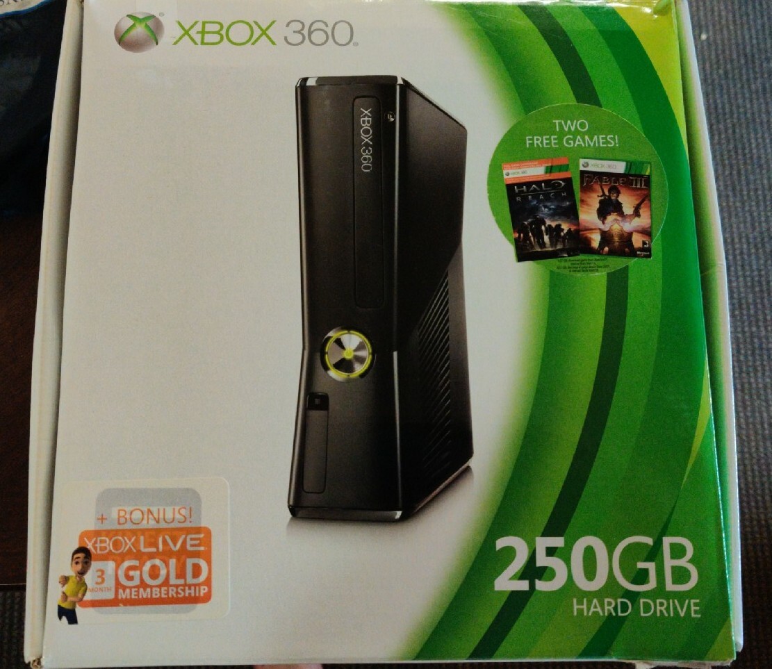 Microsoft Xbox 360 Kinect Bundle 250GB Matte Black Extra Controller Extra Games
