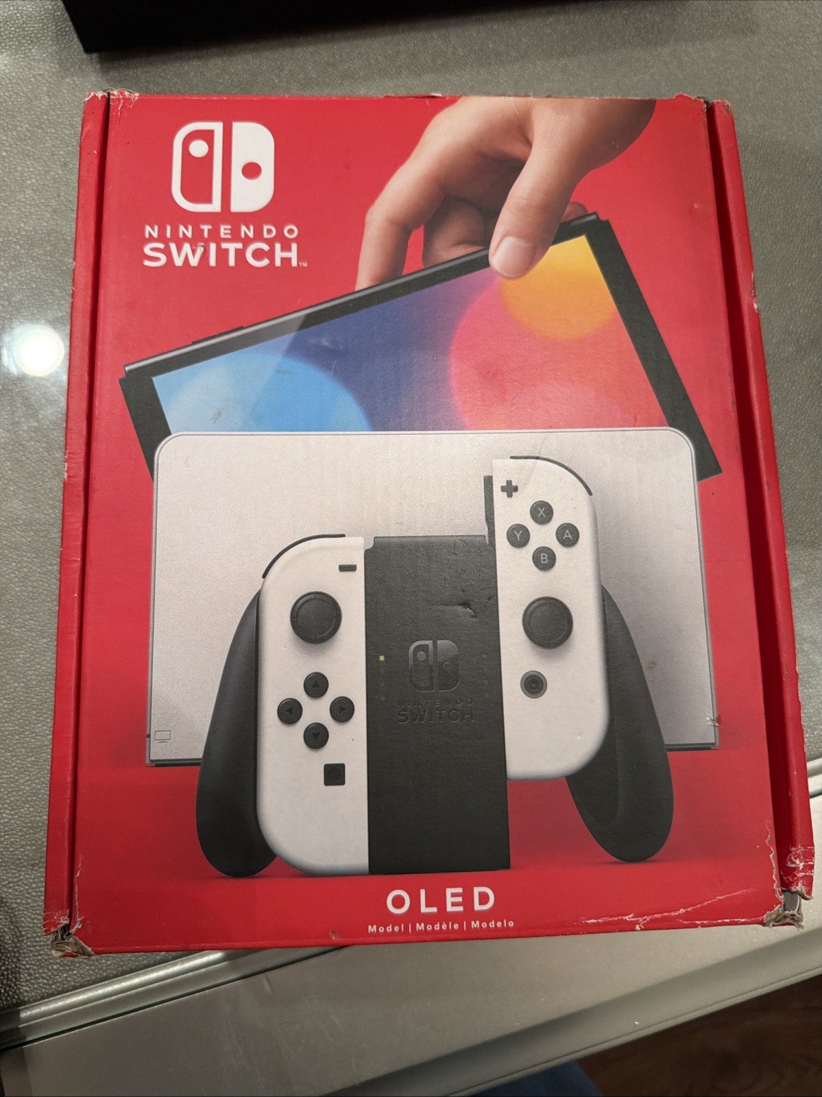 Nintendo Switch OLED Model HEG-001 Console – 64GB – White – With 3 Games