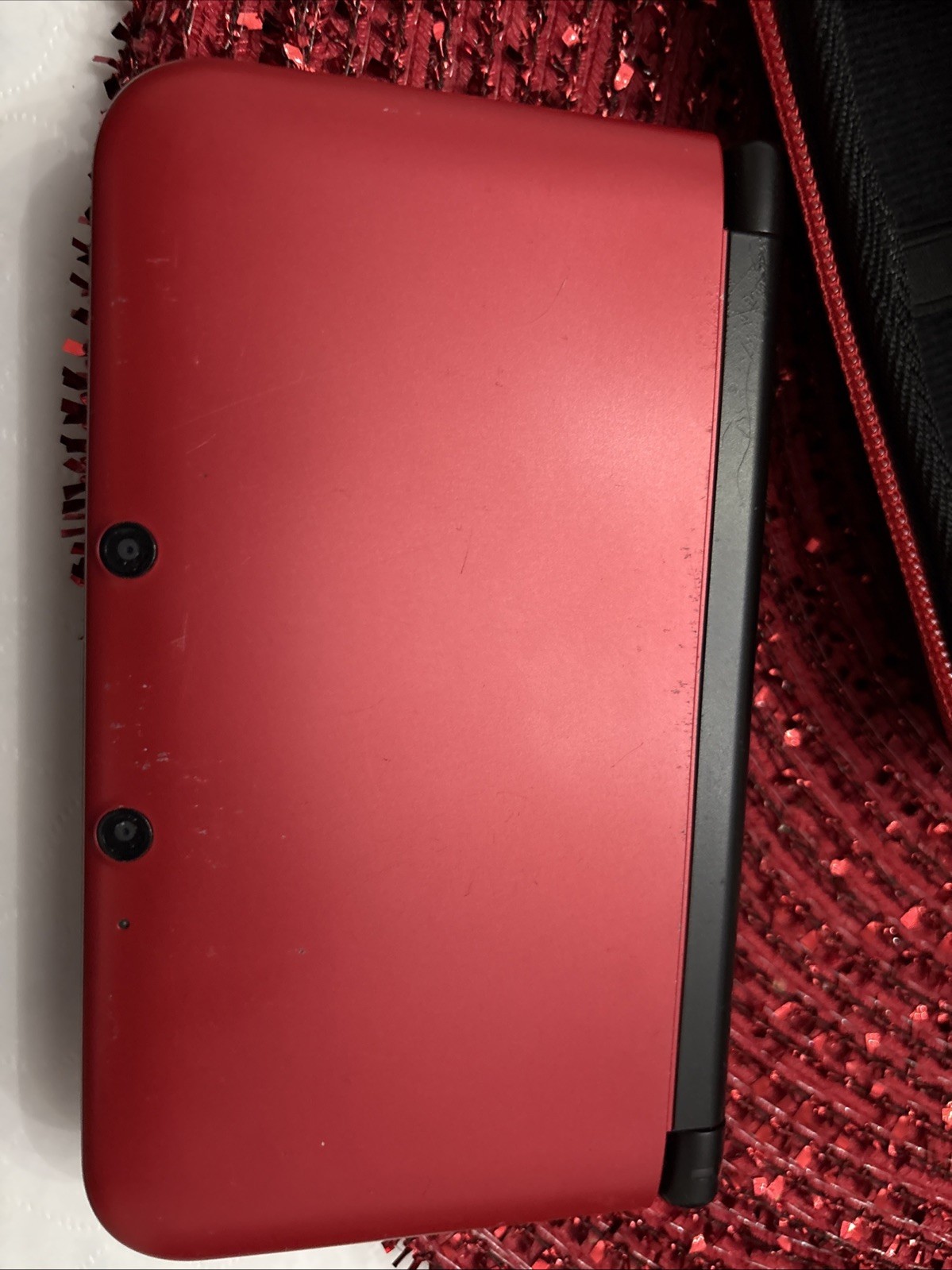 Nintendo 3DS XL Portable Gaming Console – Red and Black