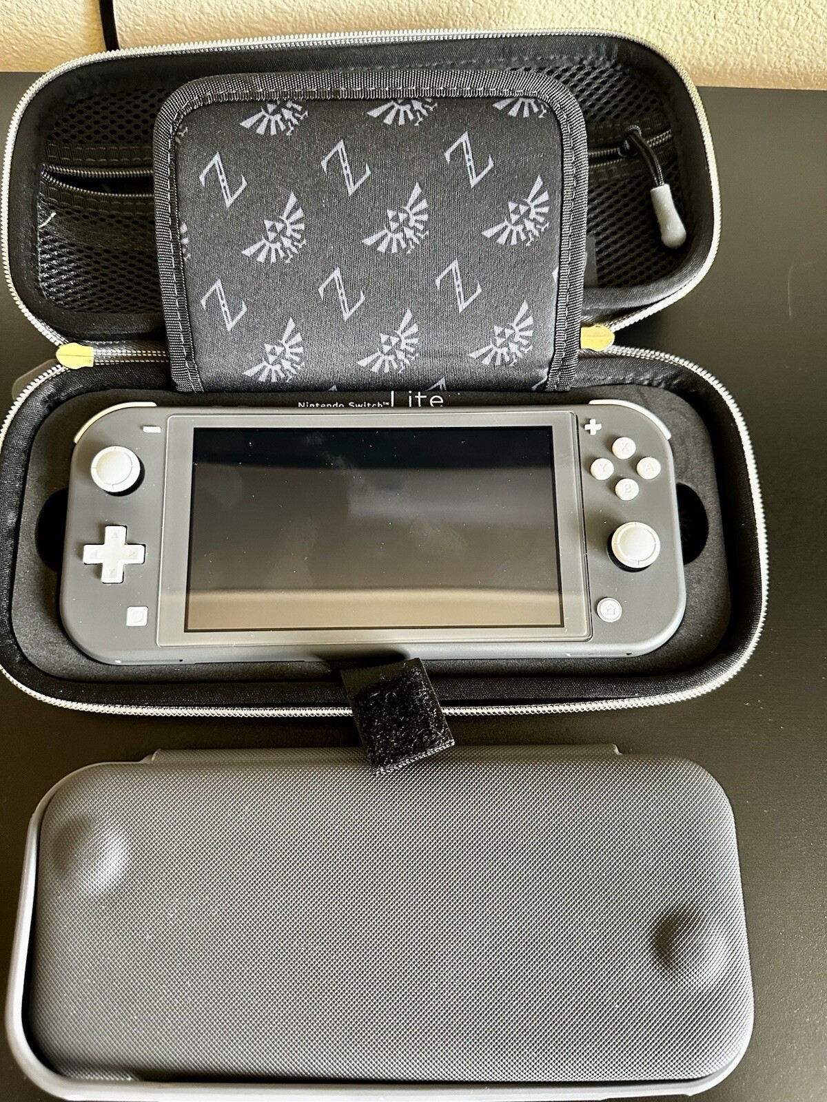 Nintendo Switch Lite Gray With Zelda Breath Of The Wild And 32GB SD Card