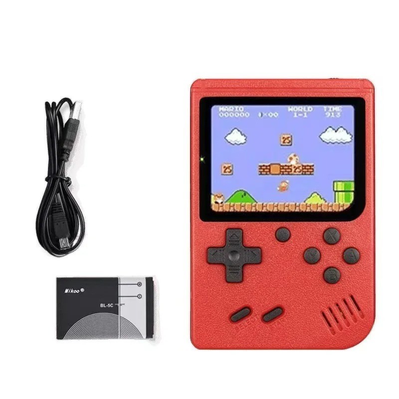 Retro Handheld Game Console 400 Built-in Games Rechargeable TV Output Portable