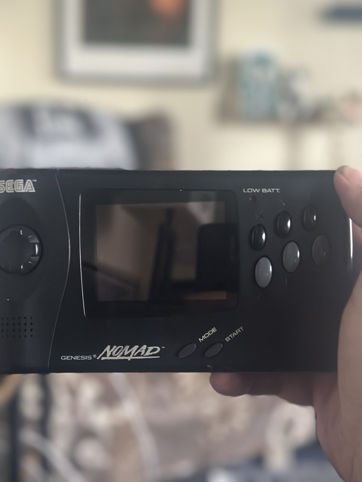 SEGA Nomad Genesis Handheld Console w/Power Supply & Games