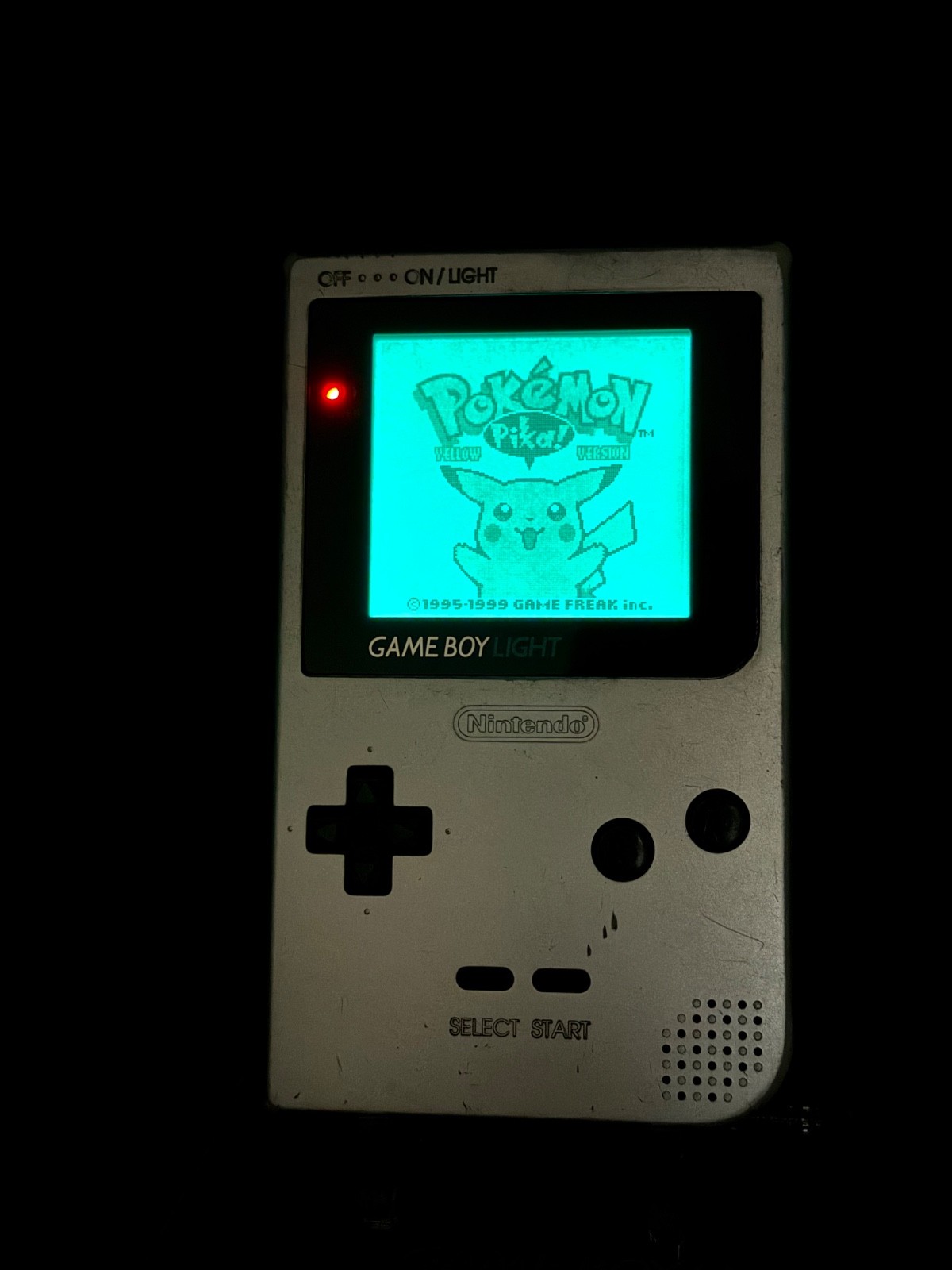Nintendo Gameboy Light Silver – Good Condition – Serviced – New Capacitors