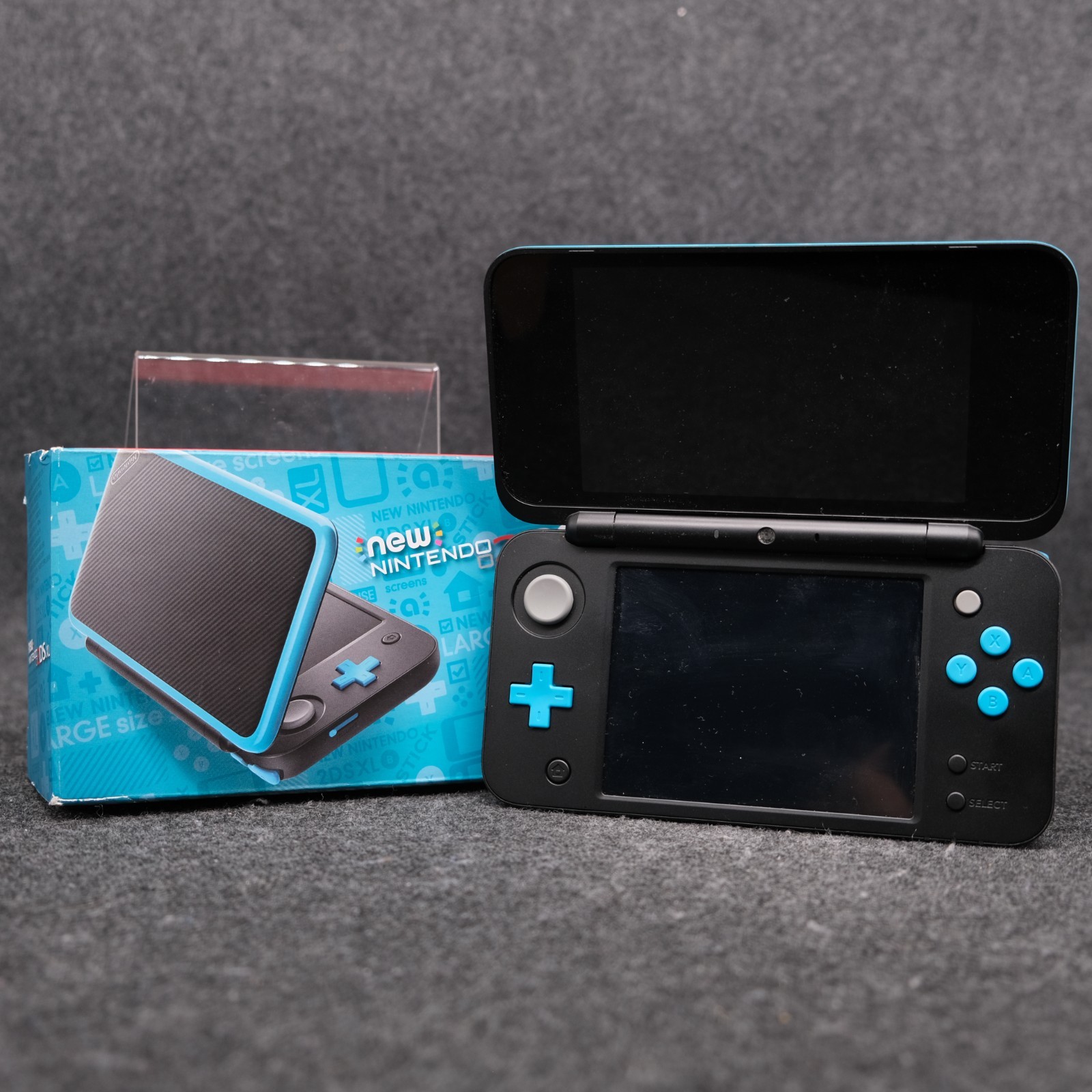 New Nintendo 2DS XL Handheld Game Console Only JAN-001 Clear Black