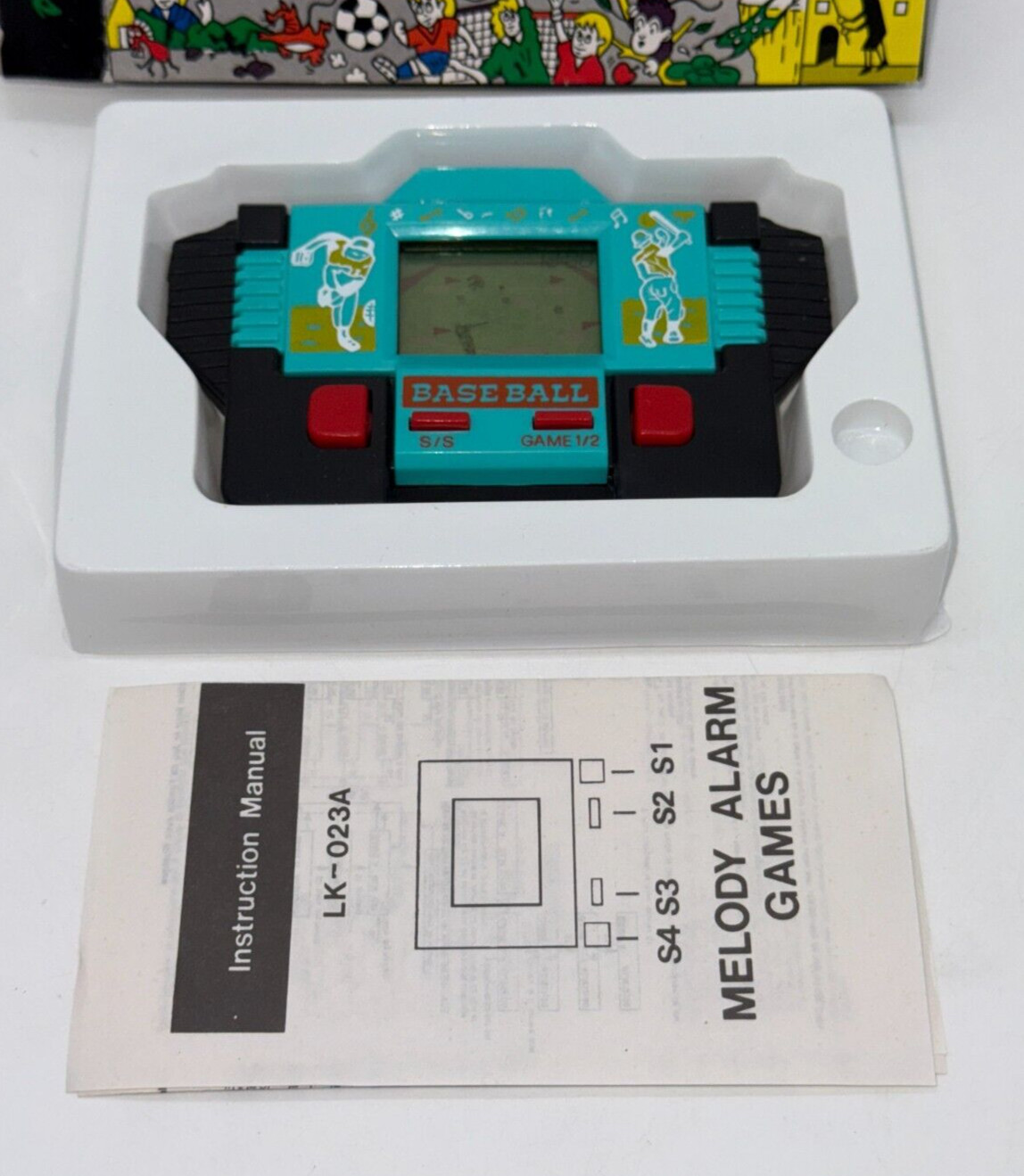 BASEBALL – LCD Game & Watch Portable Console – 1990’s – DEADSTOCK – BOXED