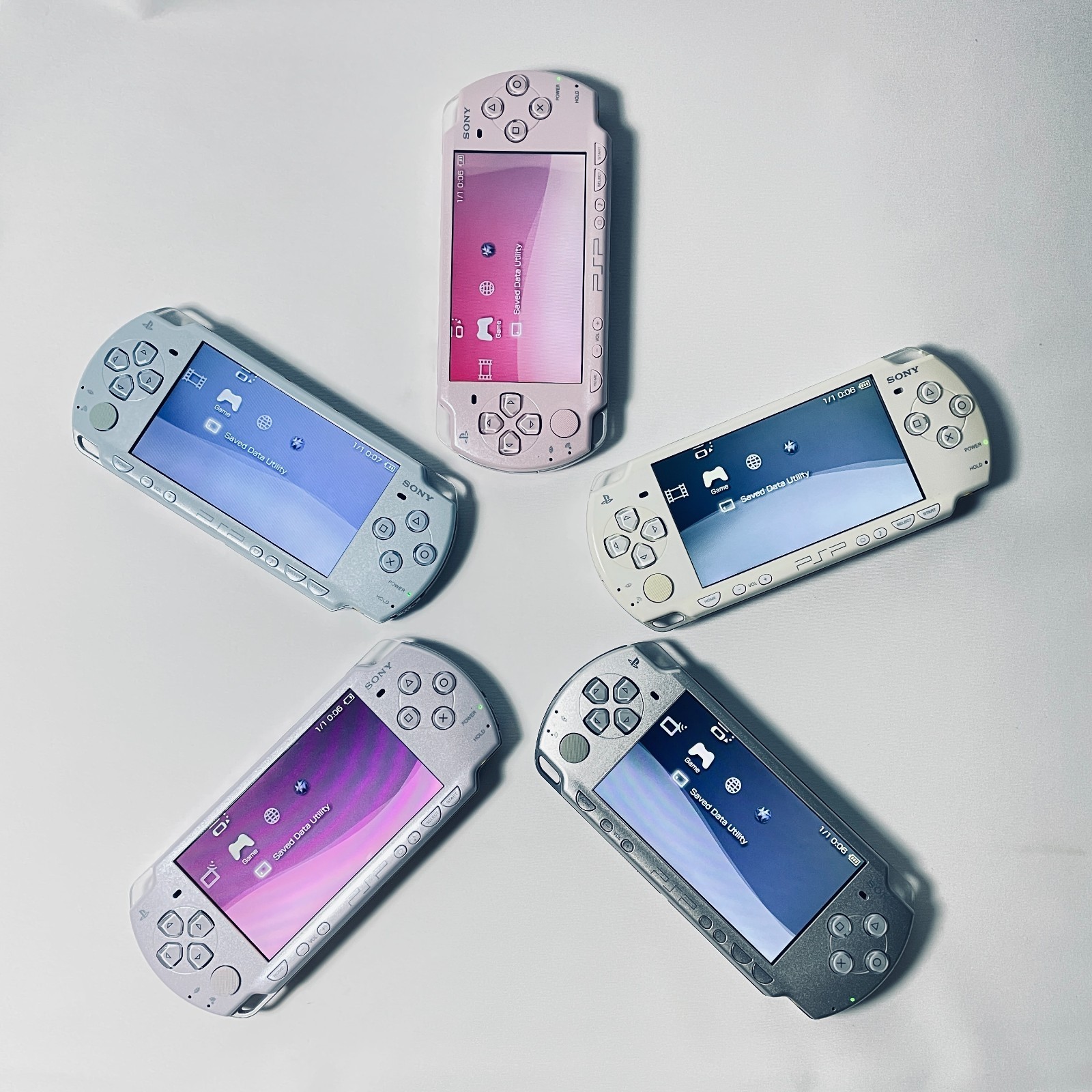 Sony PlayStation Portable PSP-2000 Console Variation Color Japan Video Game