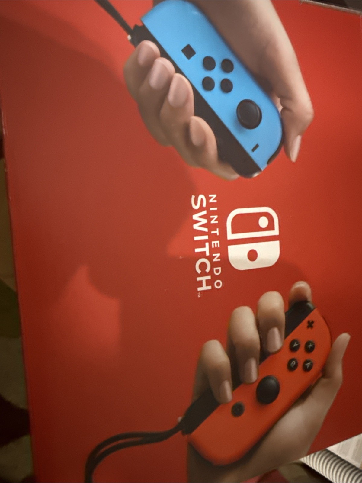 Nintendo Switch with Neon Blue and Neon Red Joy-Con (HAC-001-01)