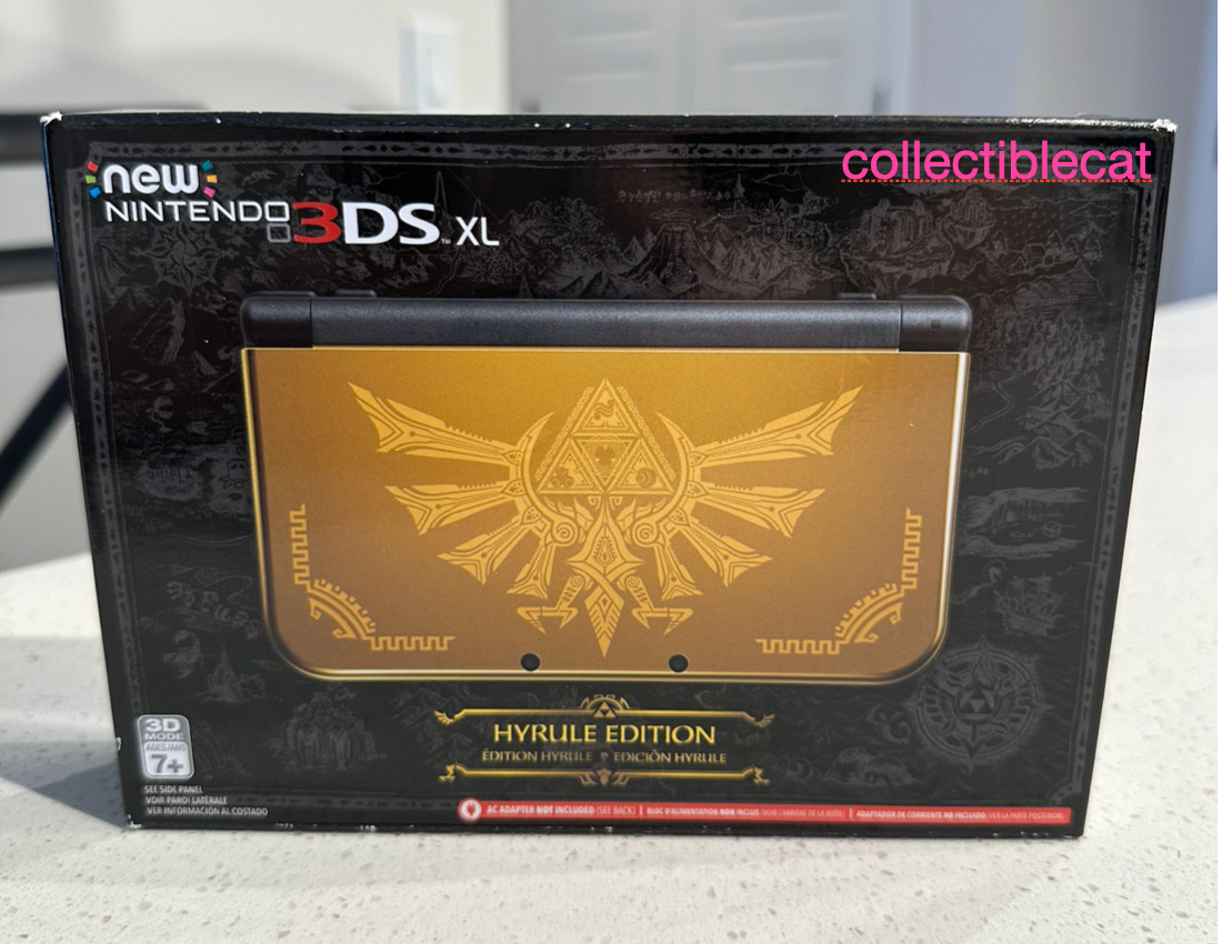 New Nintendo 3DS XL Hyrule Edition Gold – BRAND NEW, NEVER OPENED!