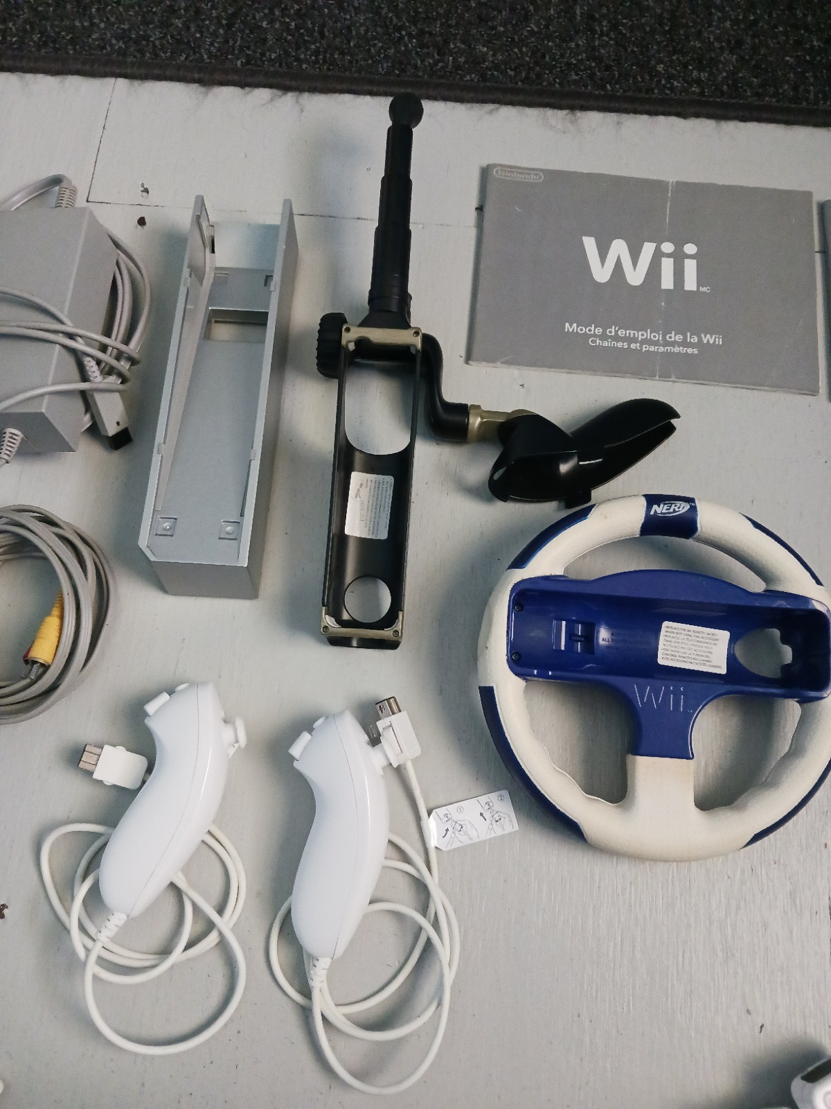 Nintendo Wii Console, Games, Remotes, Nunchuks Lot Bundle Tested and Working