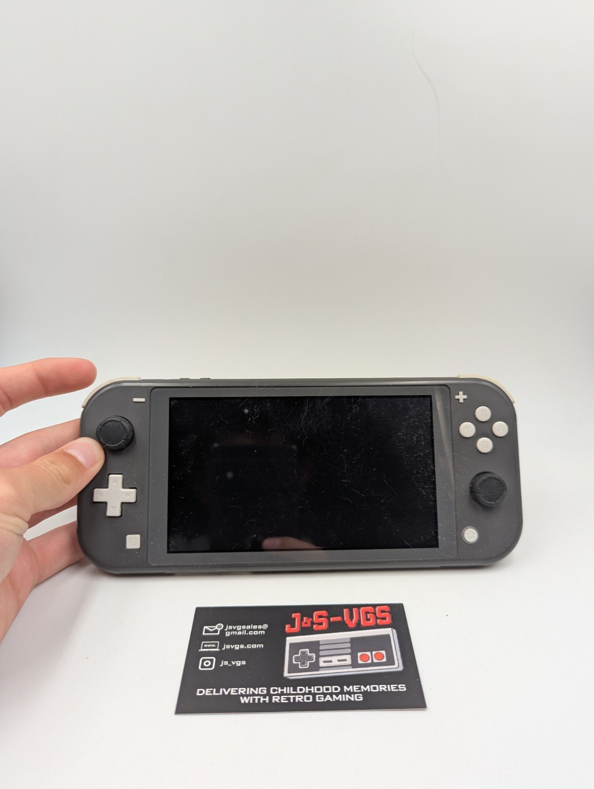 Nintendo Switch Lite Gray No Charger Tested Working Cosmetic Damage