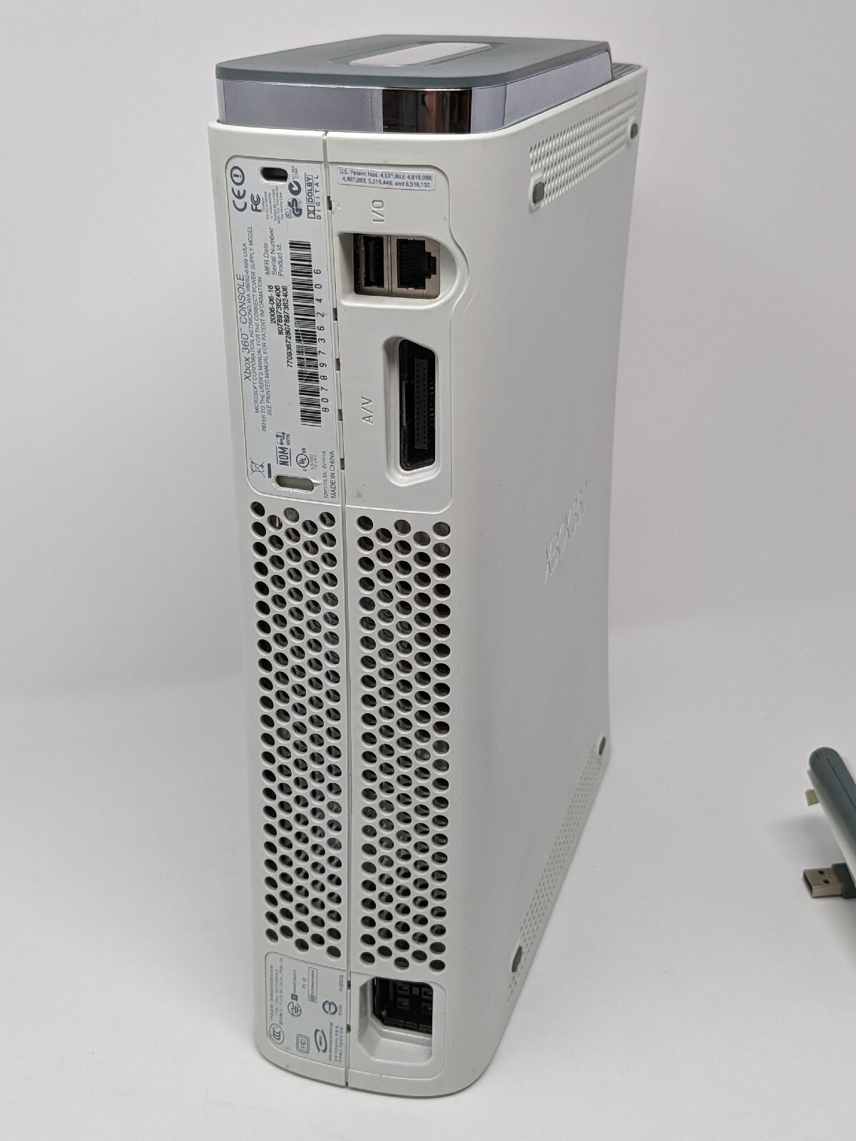 Microsoft Xbox 360 Pro 20GB Console – Matte White PARTS ONLY / For Repair