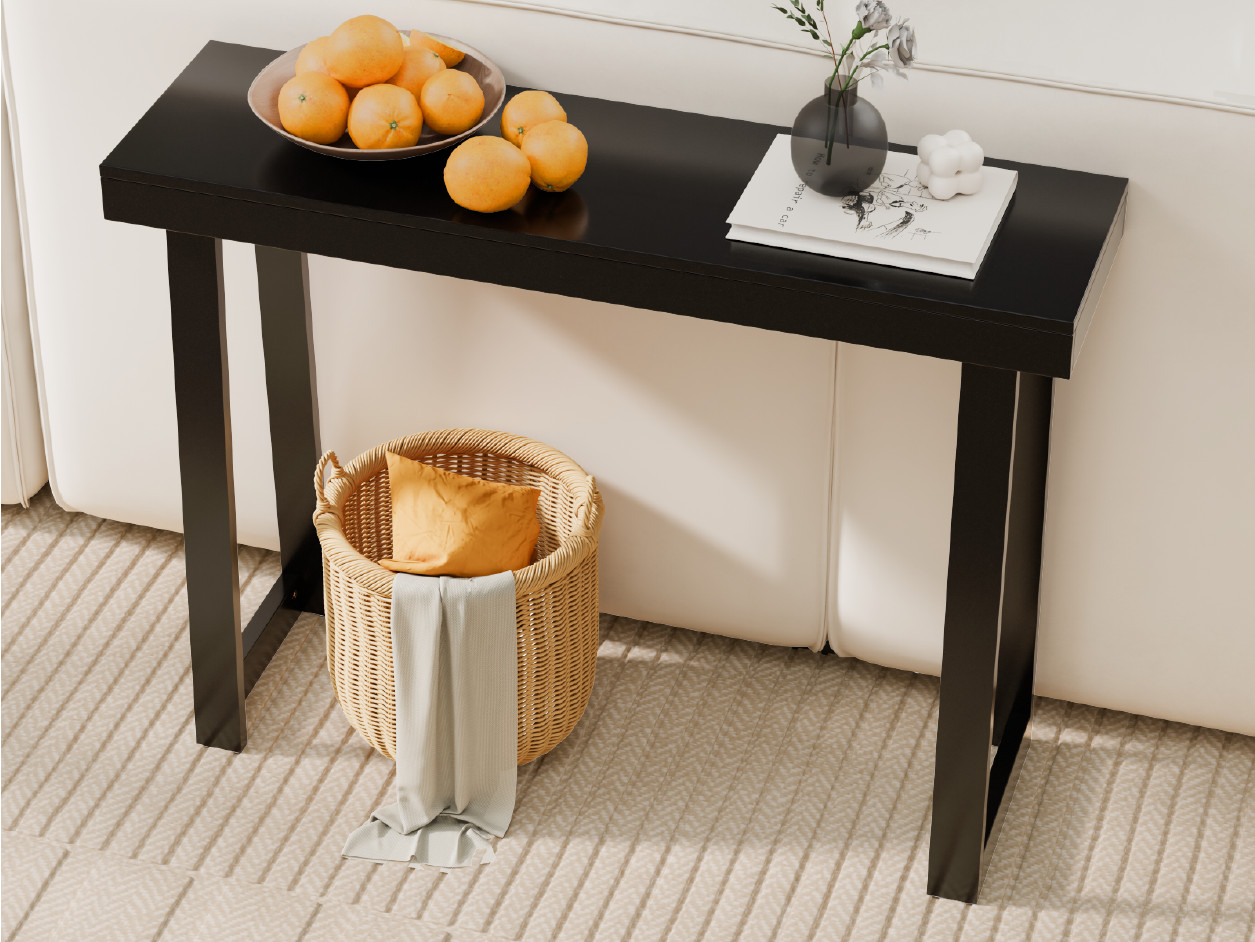 Narrow Sofa Table Behind Couch Thin for Living Room Entrance Hallway Foyer