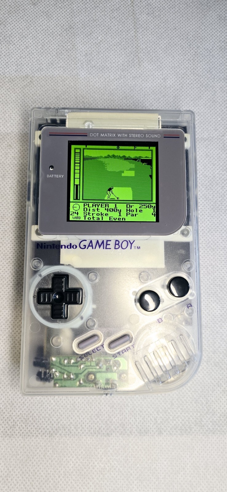 Nintendo Gameboy Multicolor Lcd Custom Case And All New Interior Amd Speaker.