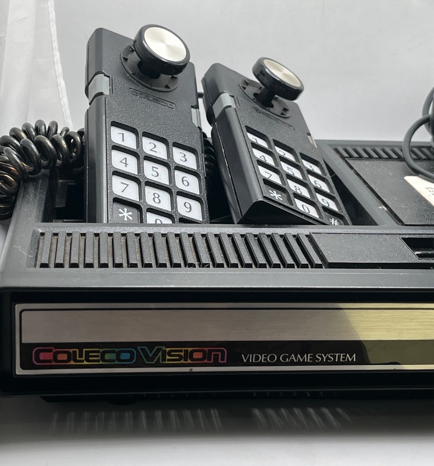 Coleco ColecoVision Console w/ 2 Controllers, Cosmic Avenger, Zaxxon