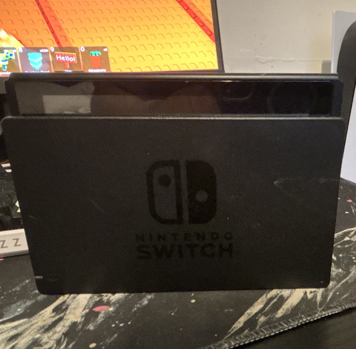 Nintendo Switch & Dock Charging Station Black HAC-007 NO CONTROLLERS