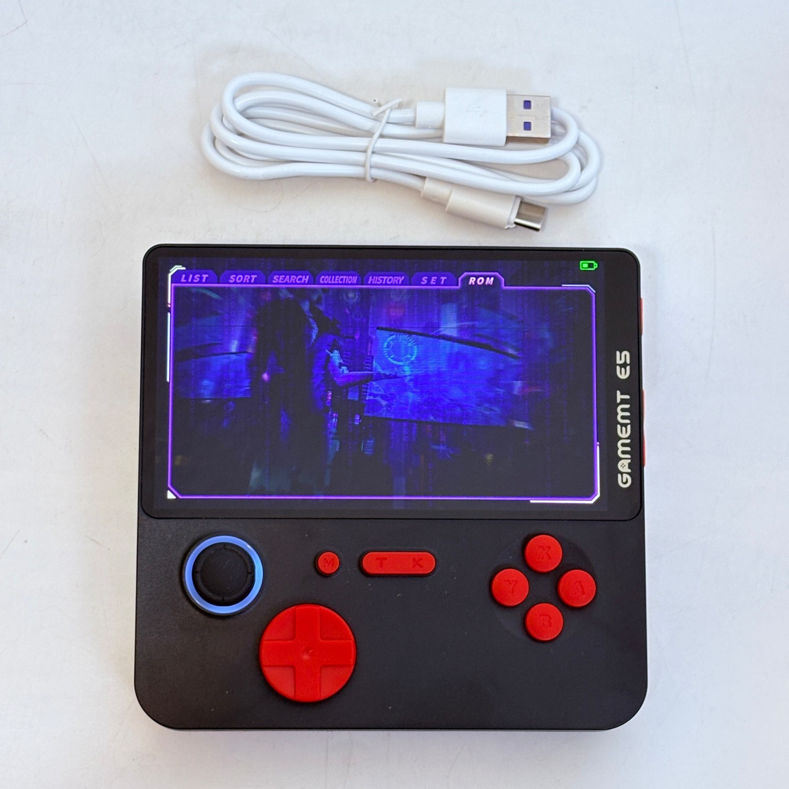 Gamemt E5 Jellymini Handheld Game Console Black/Red 64GB Wi-Fi USB-C