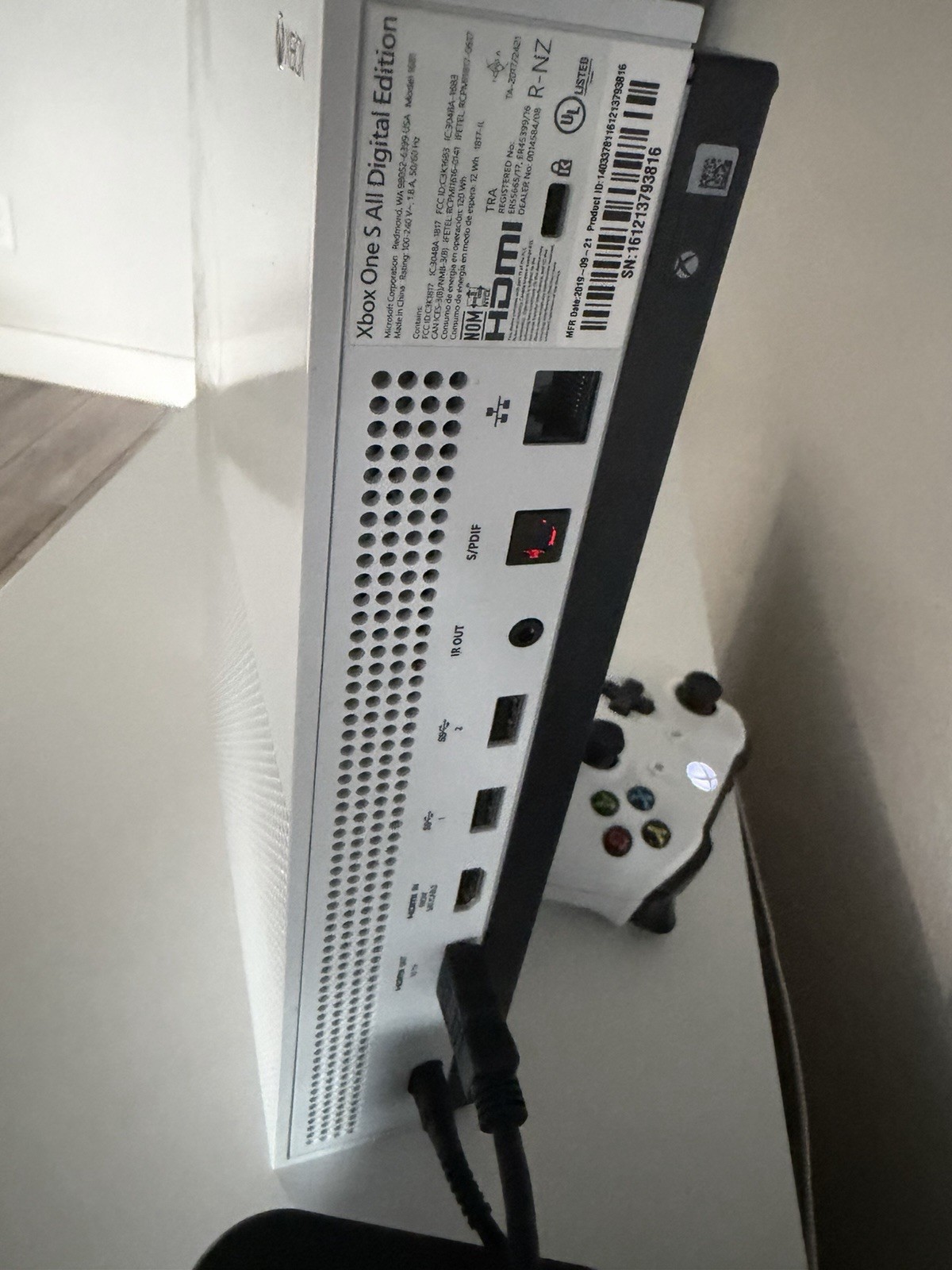 Microsoft Xbox One S All-Digital Edition 1TB Home Console – White