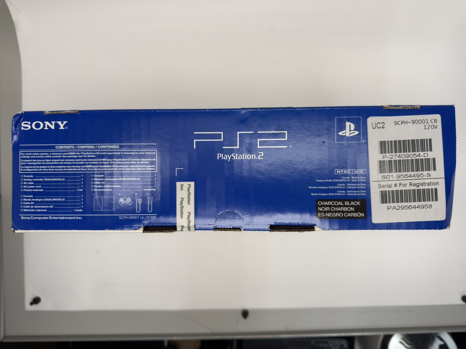 Sony PlayStation 2 – Slim Home Console – Black – Factory Sealed NEW