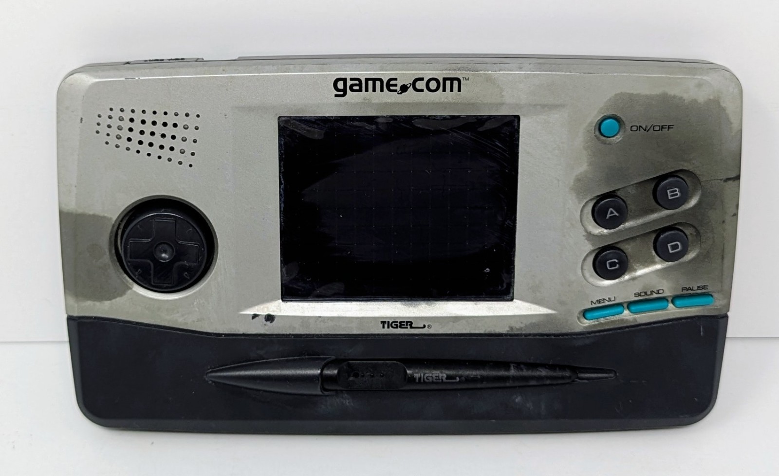 Tiger Game.Com Handheld Console – Powers On – Screen Issue – For Parts Or Repair
