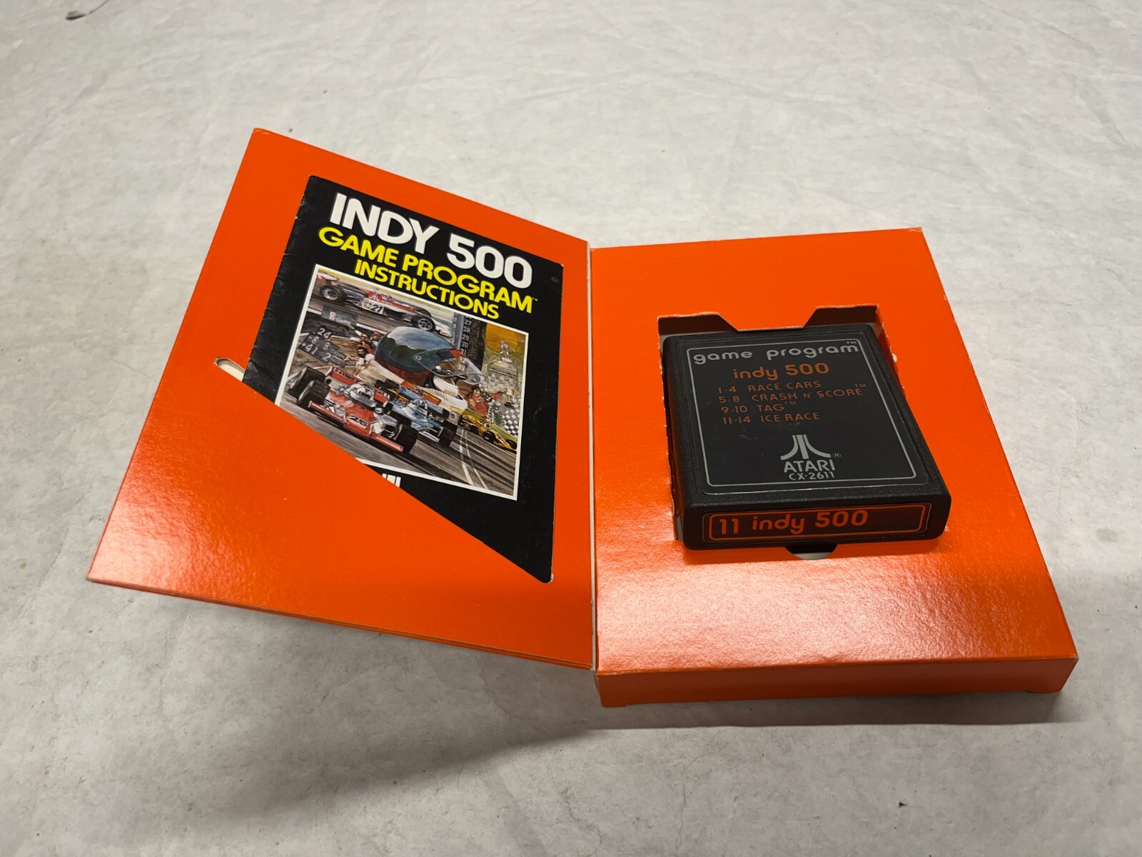 1977 ATARI Original Launch Gatefold Game Boxes Complete LOT 8 RARE *Unlaminated*