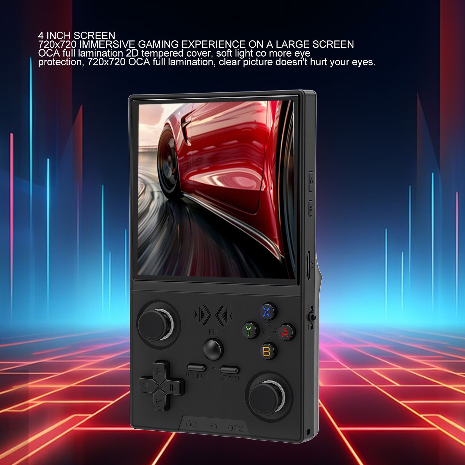 Handheld Game Console WiFi Open Source 4 Inch HD Screen 720×720 Portable Re MAYB